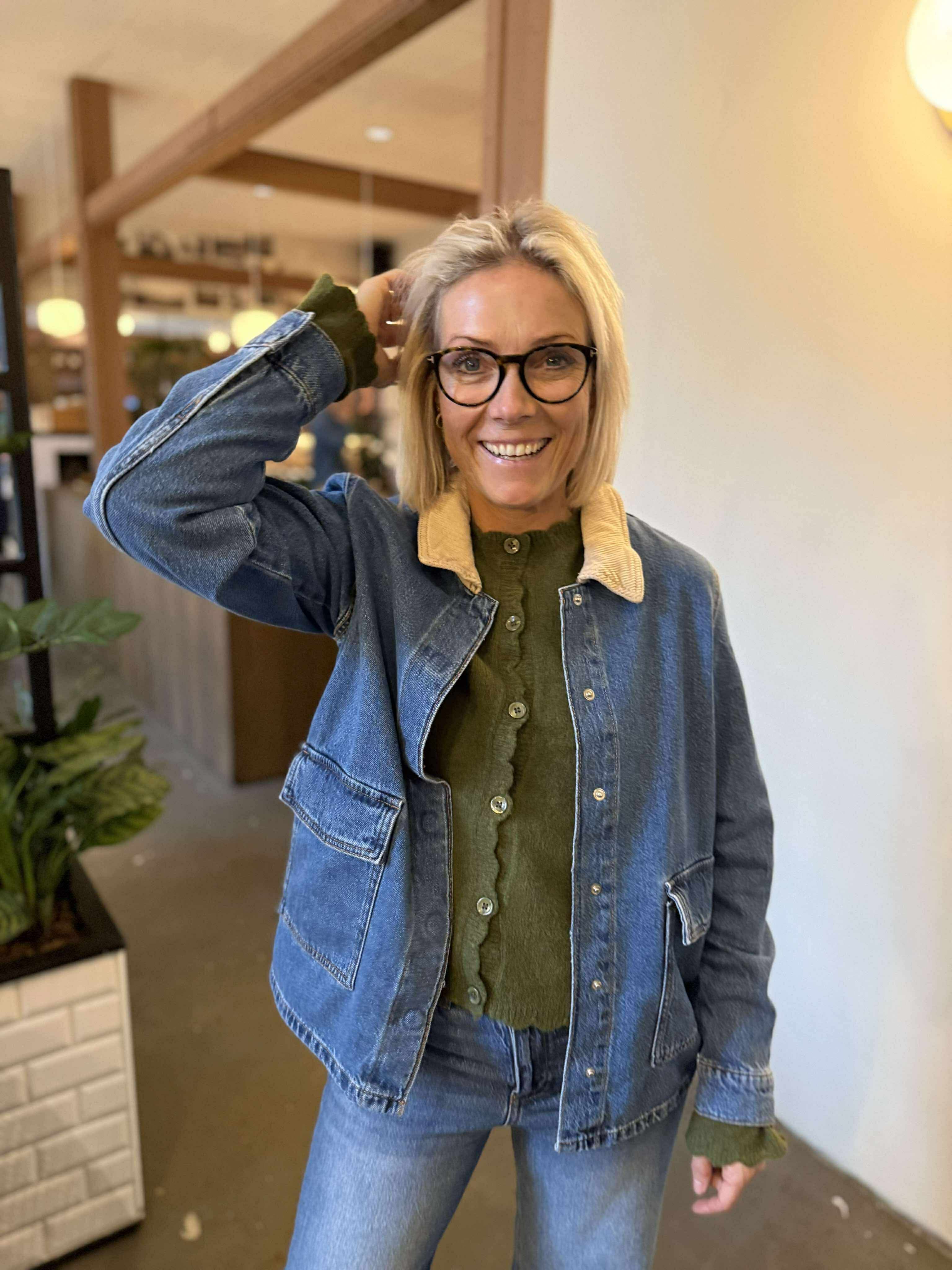 VMENYA Denim Jacket - Medium Blue Denim